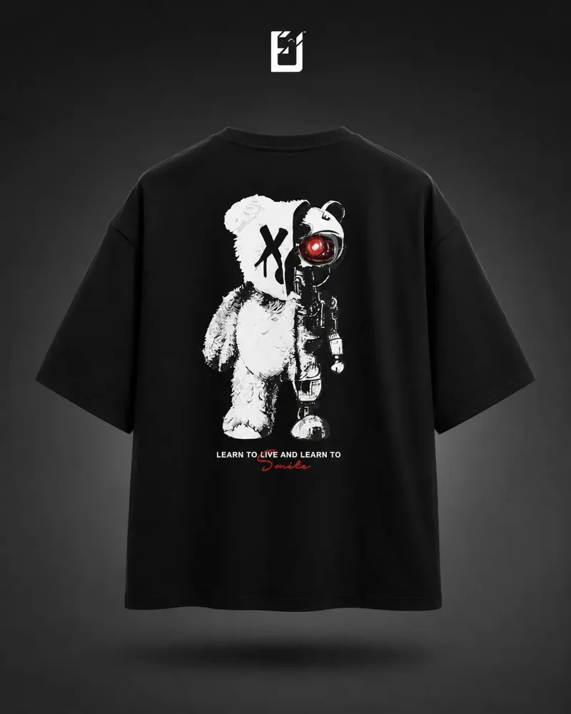 Oversize Robot Oso - Negro
