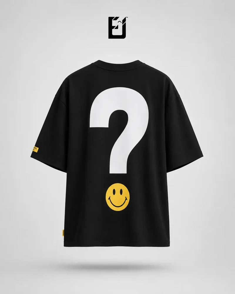 Oversize Interrogativo - Negro