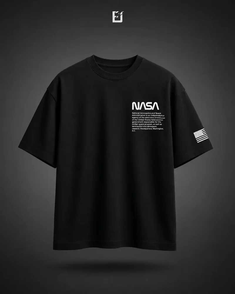 Oversize NASA - Negro