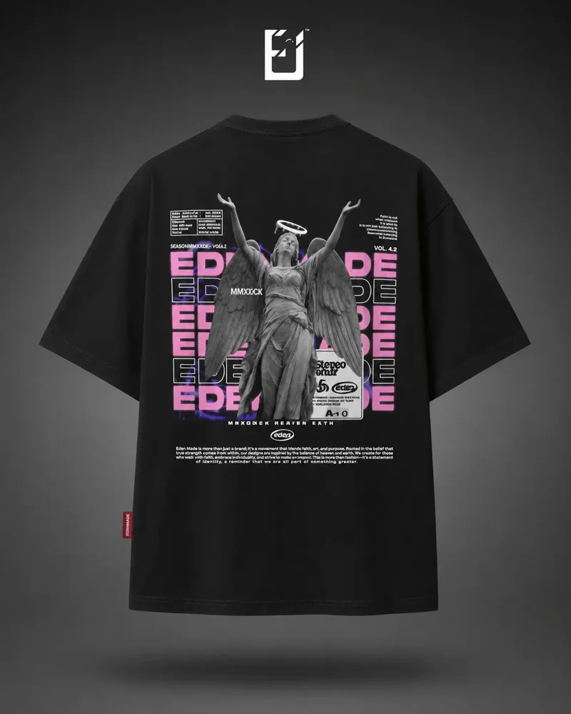 Oversize Edenmade - Negro, vista 2