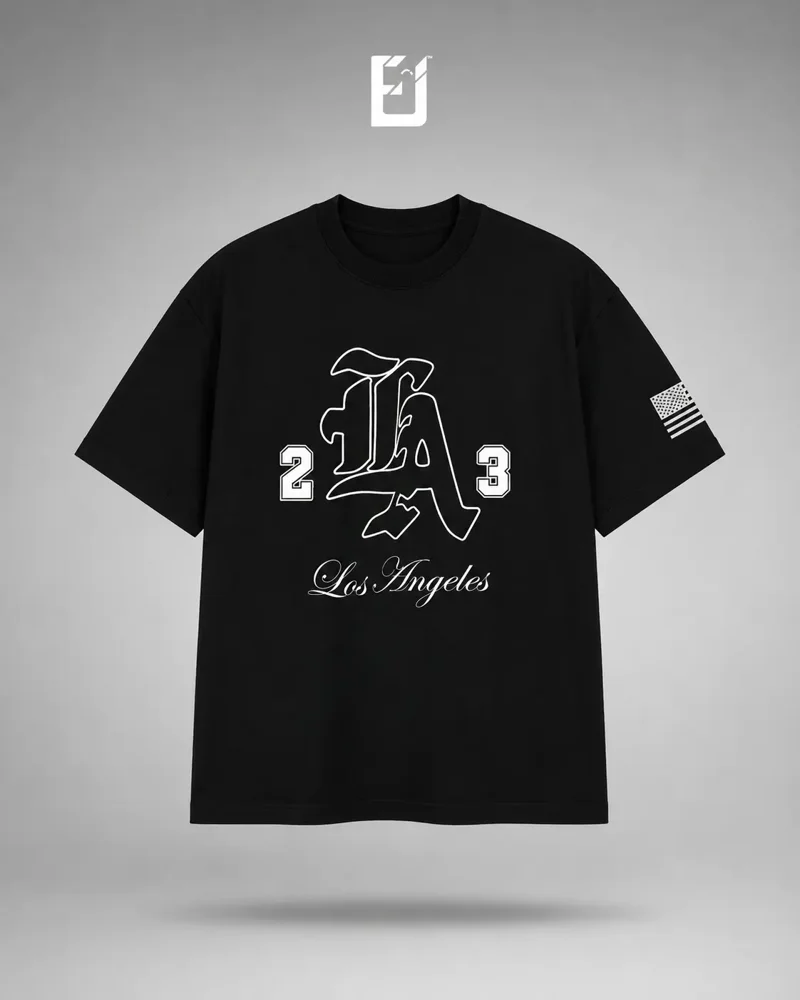 Oversize LA Los Angeles - Negro