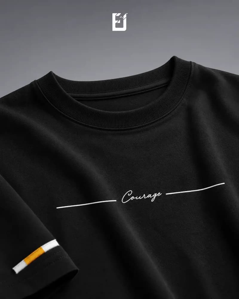 Oversize Courage Minimal - Negro, vista 2