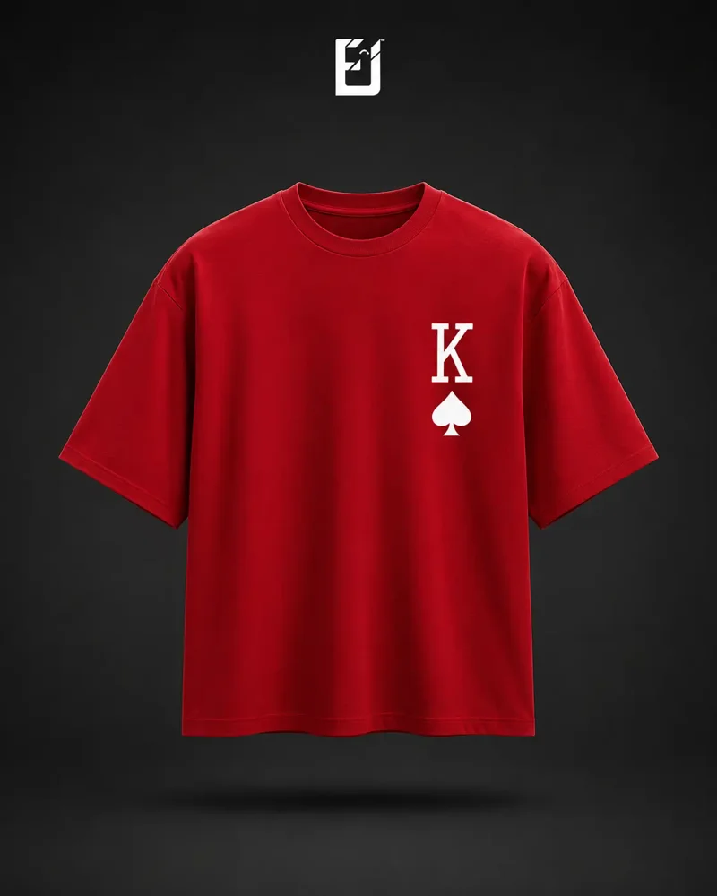 Oversize Letra K - Rojo, vista 1
