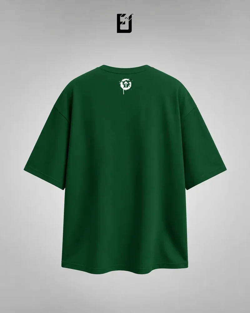 Oversize No Pain No Gain - Verde, vista 2