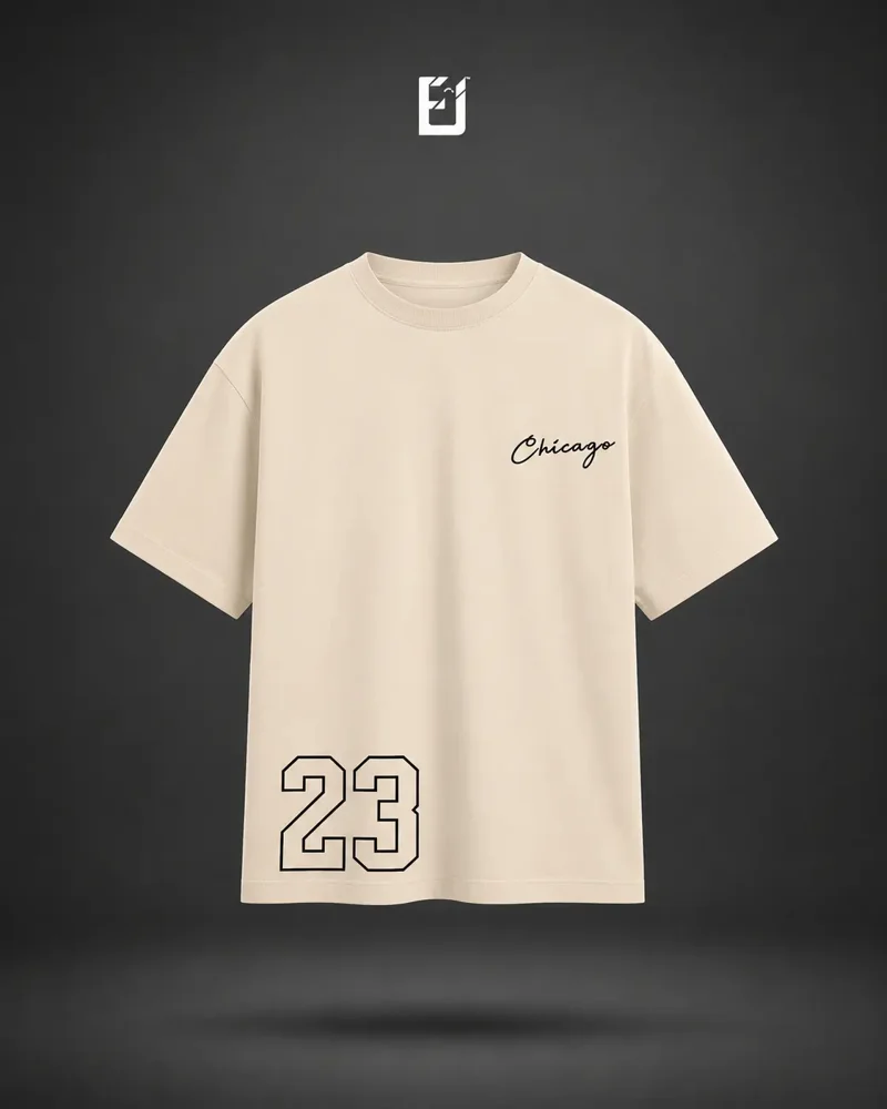 Oversize Chicago 23 - Beige, vista 1