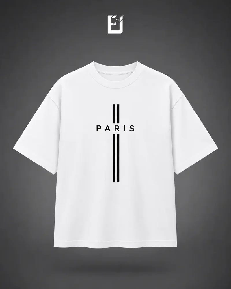 Oversize Paris 3 - Blanco, vista 1