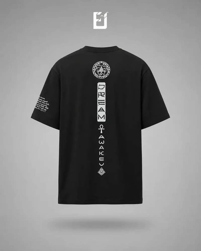 Oversize Runas - Negro, vista 1