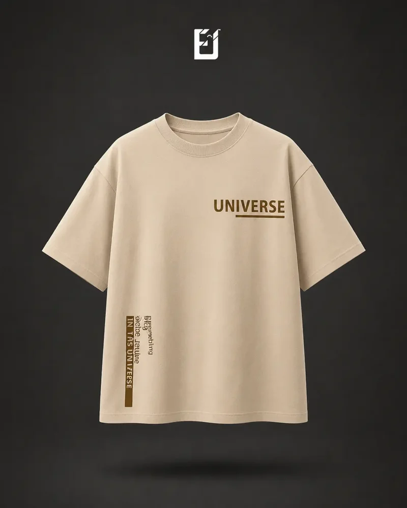 Oversize Universe - Beige, vista 1