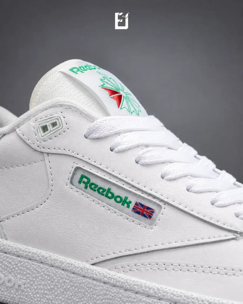 Reebok Club C Bulc - Blanco/Verde, vista 2
