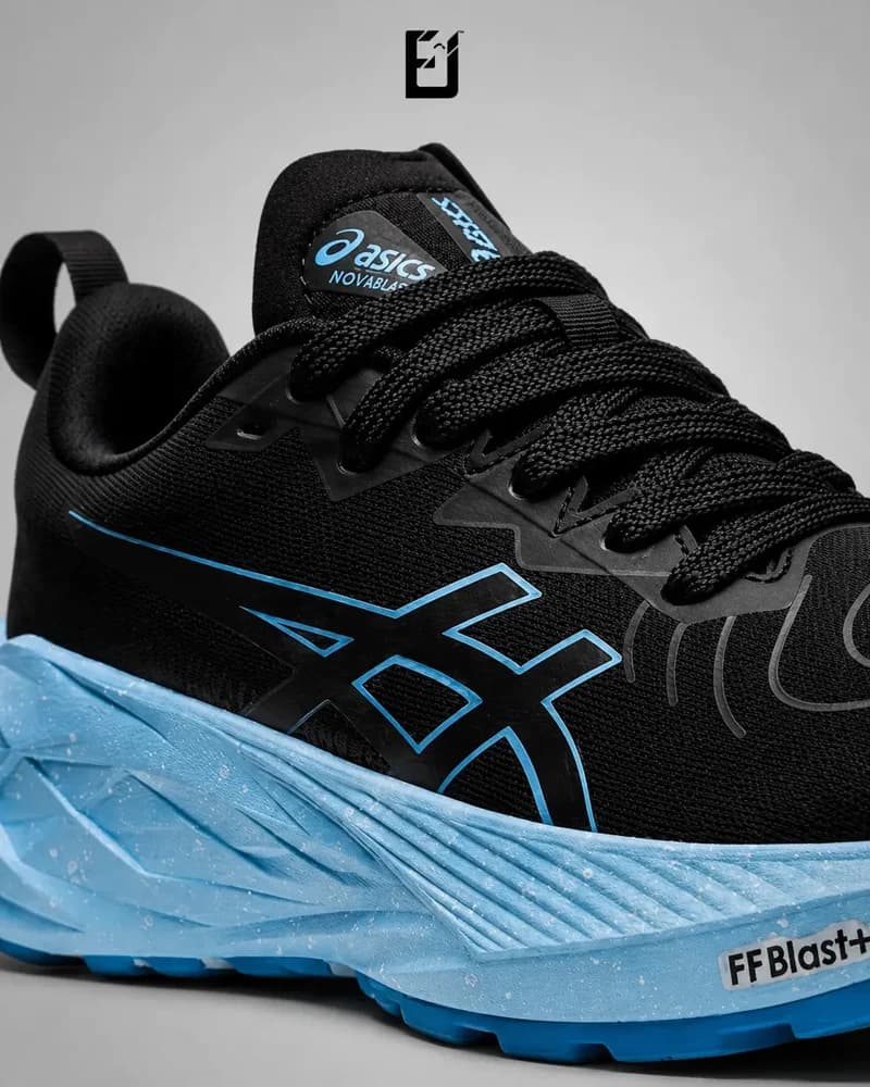 Asics Novablast 4 FF - Negro/Azul, vista 2