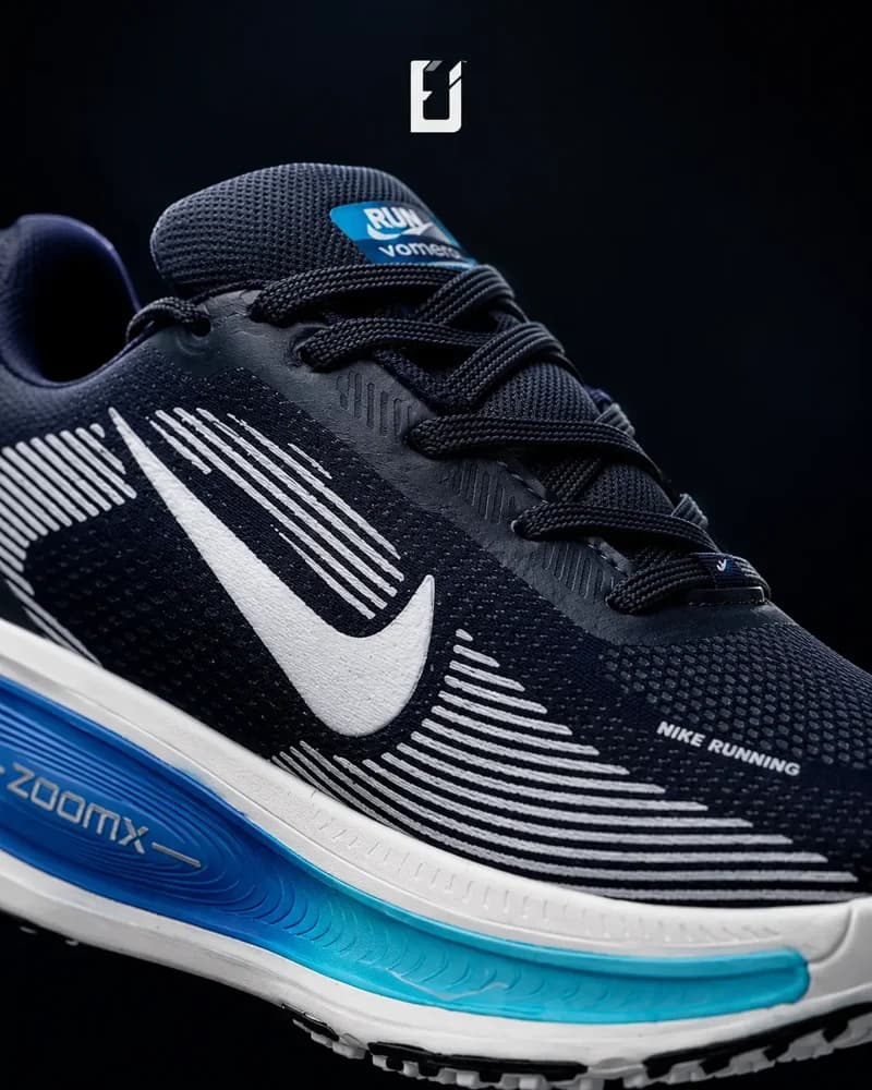 Nike Vomero 18 - Negro/Azul, vista 2