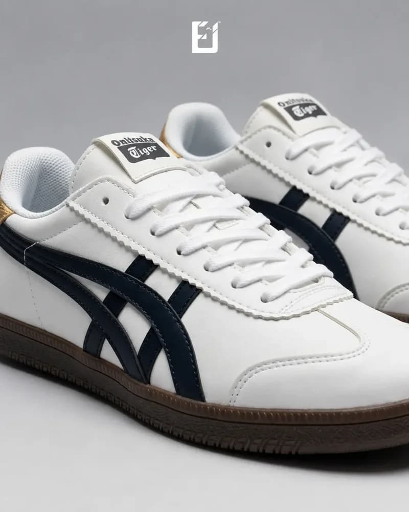 Onitsuka Tiger Tokuten - Beige/Azul oscuro, vista 2