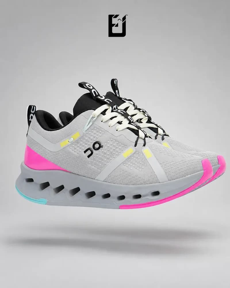 On CloudSurfer - Gris/Fucsia