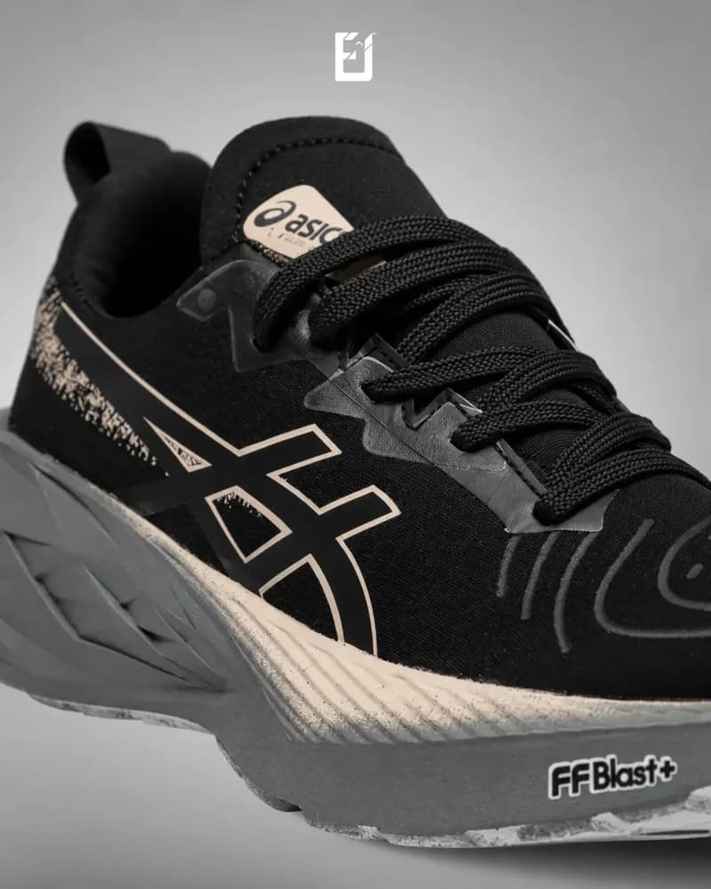 Asics Novablast 4 FF - Negro/Gris, vista 2