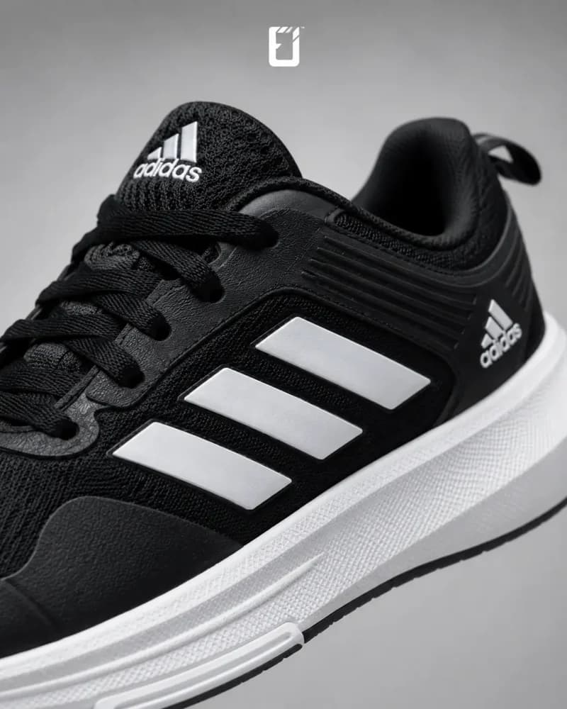 Adidas Bounce - Negro/Blanco, vista 2
