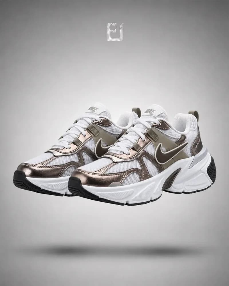 Nike V2K - Blanco/Café, vista 1