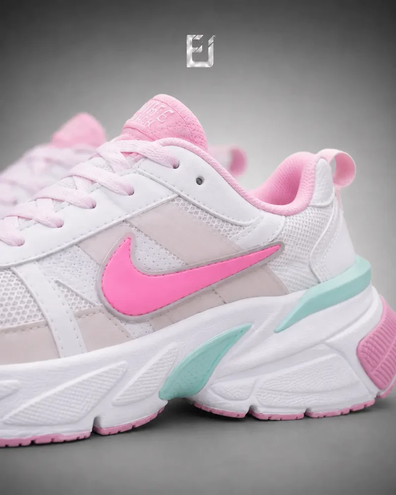 Nike V2K - Blanco/Rosado, vista 2