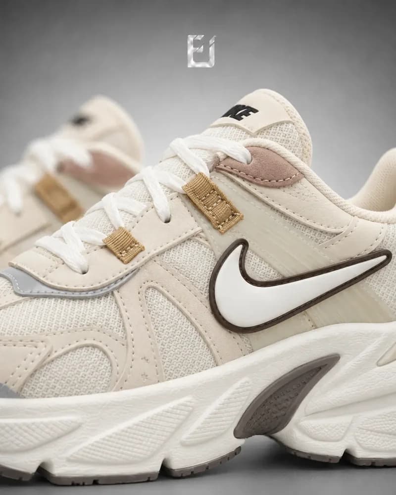 Nike V2K - Beige/Café, vista 2