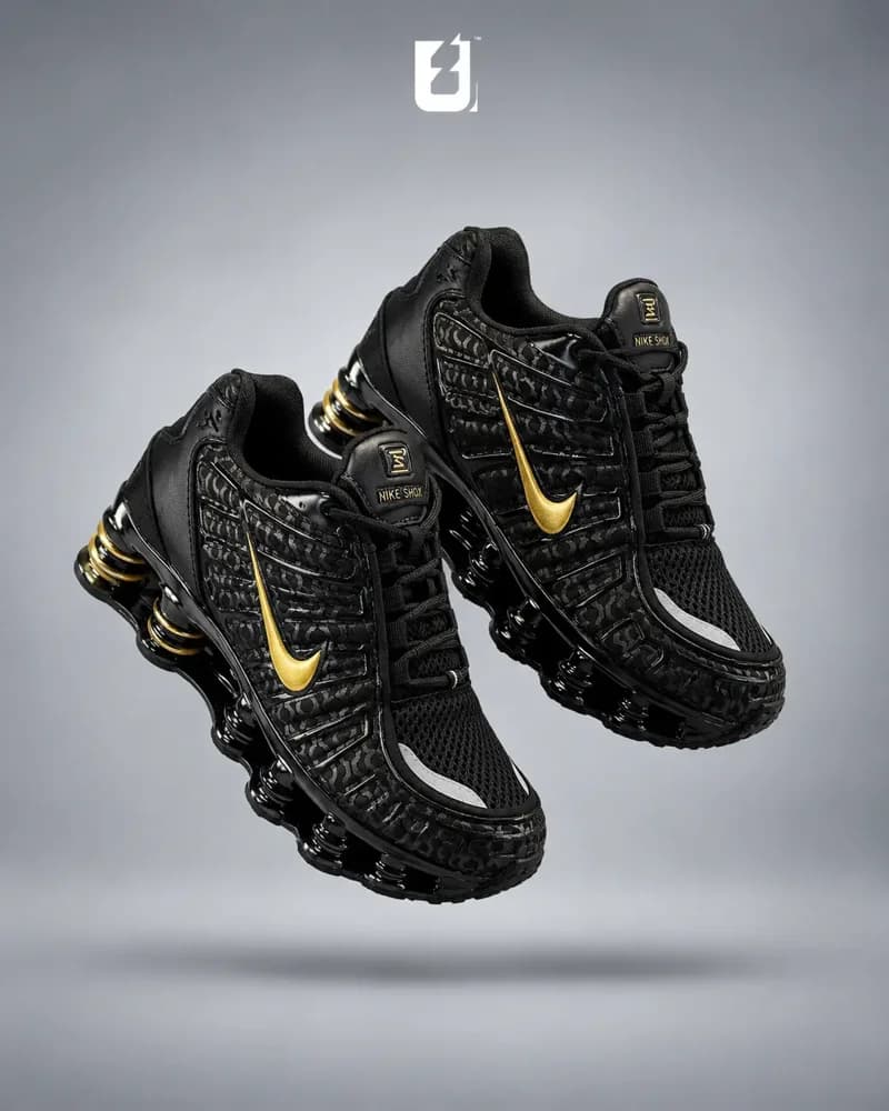 Nike Shox TL - Negro/Amarillo, vista 1