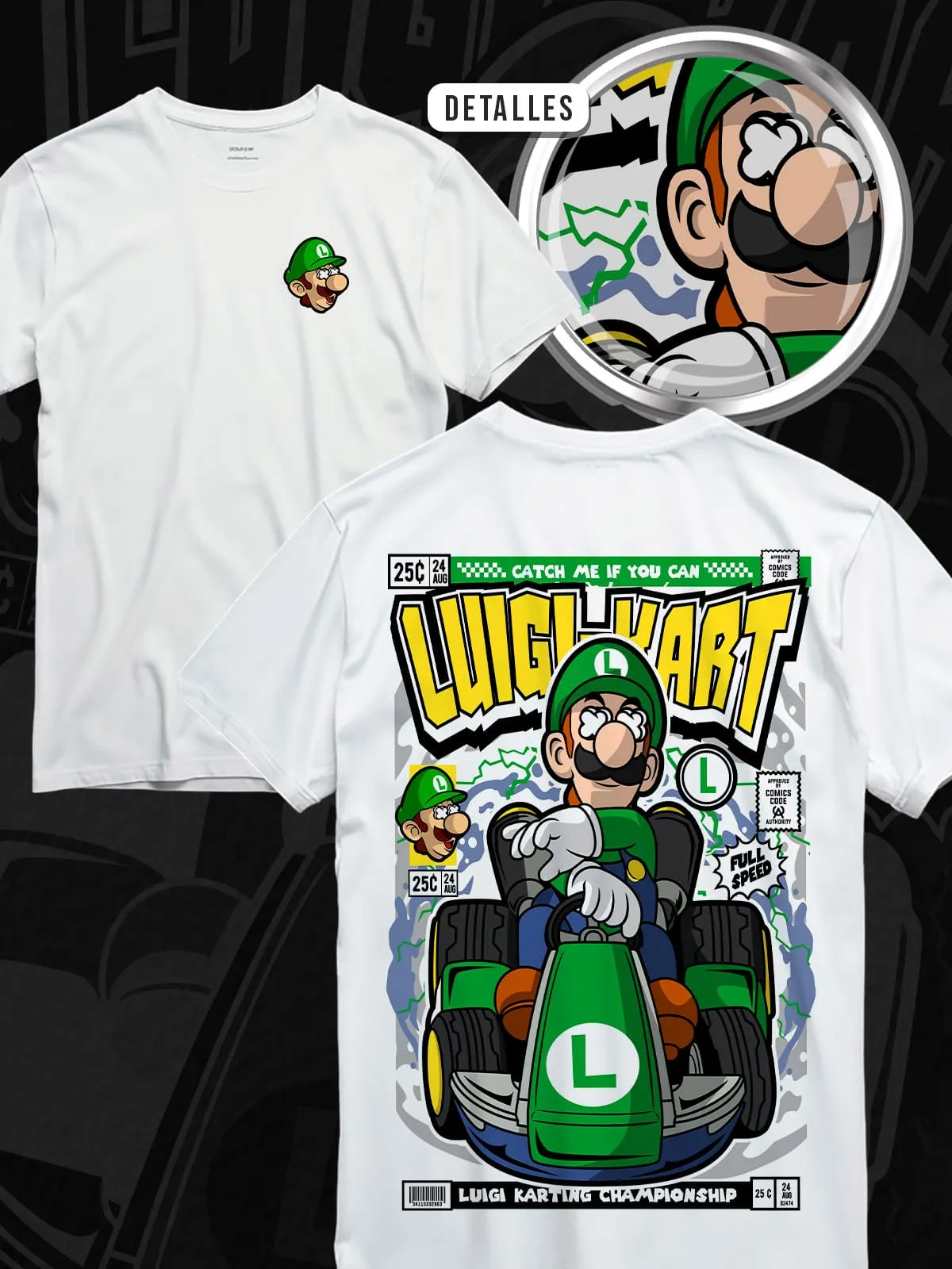 Luigi - Mario Kart, referencia EU-ANIME-083