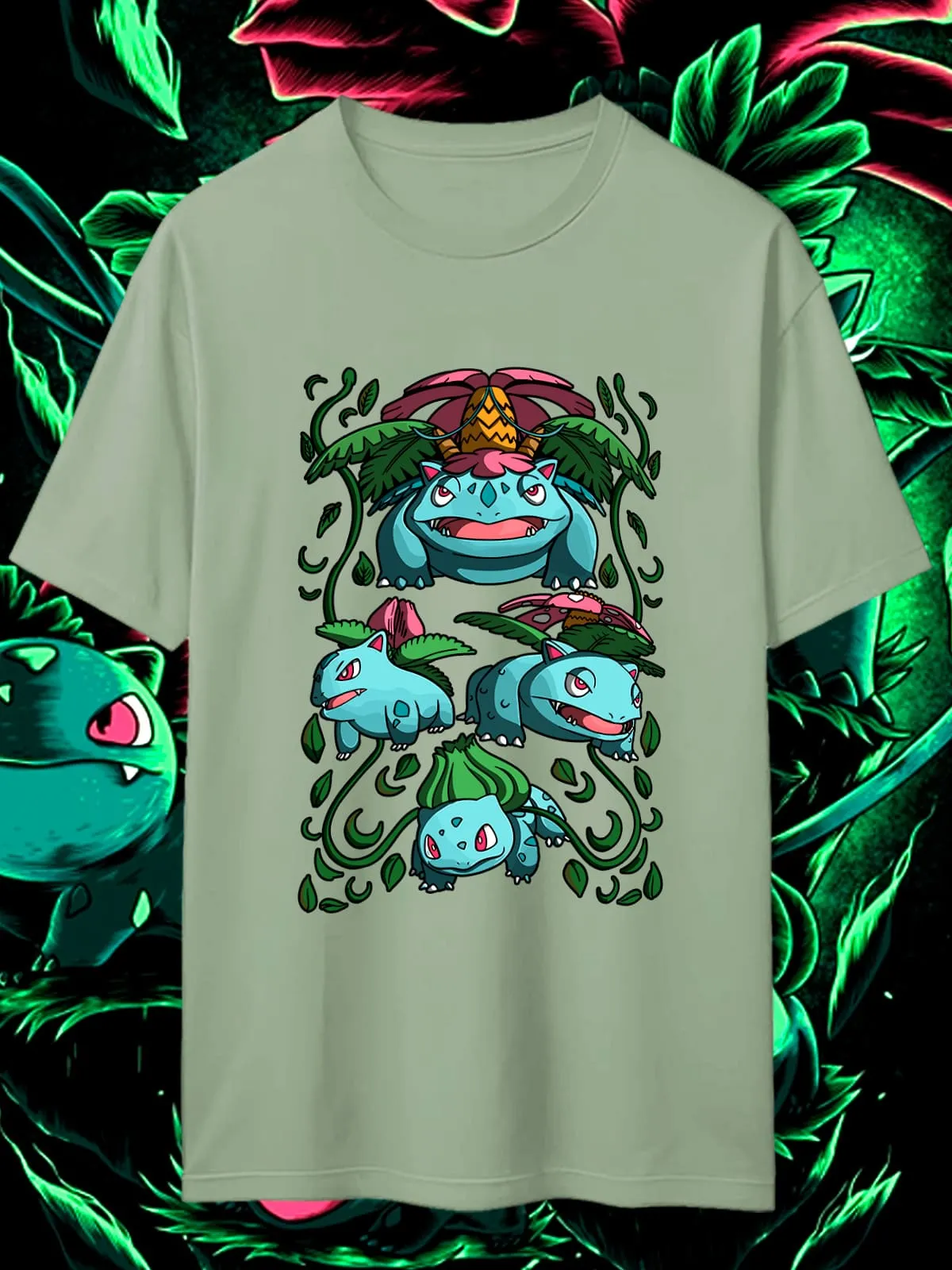 Bulbasaur - Evoluciones Verde, referencia EU-ANIME-090