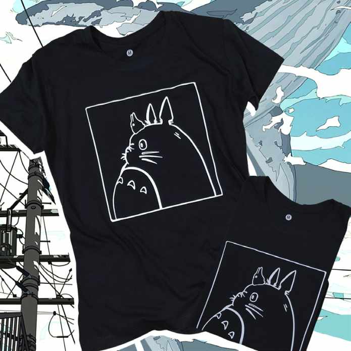 Silueta Totoro, referencia EU-ANIME-334