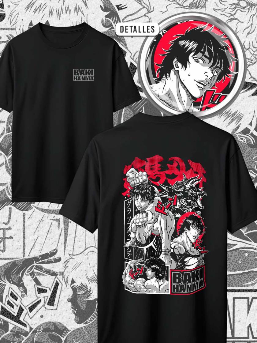 Baki Hanma - Diseño 3, referencia EU-ANIME-495