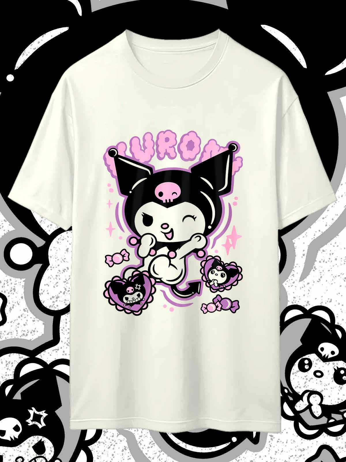 Kuromi - Diseño 3 Hueso, referencia EU-ANIME-830