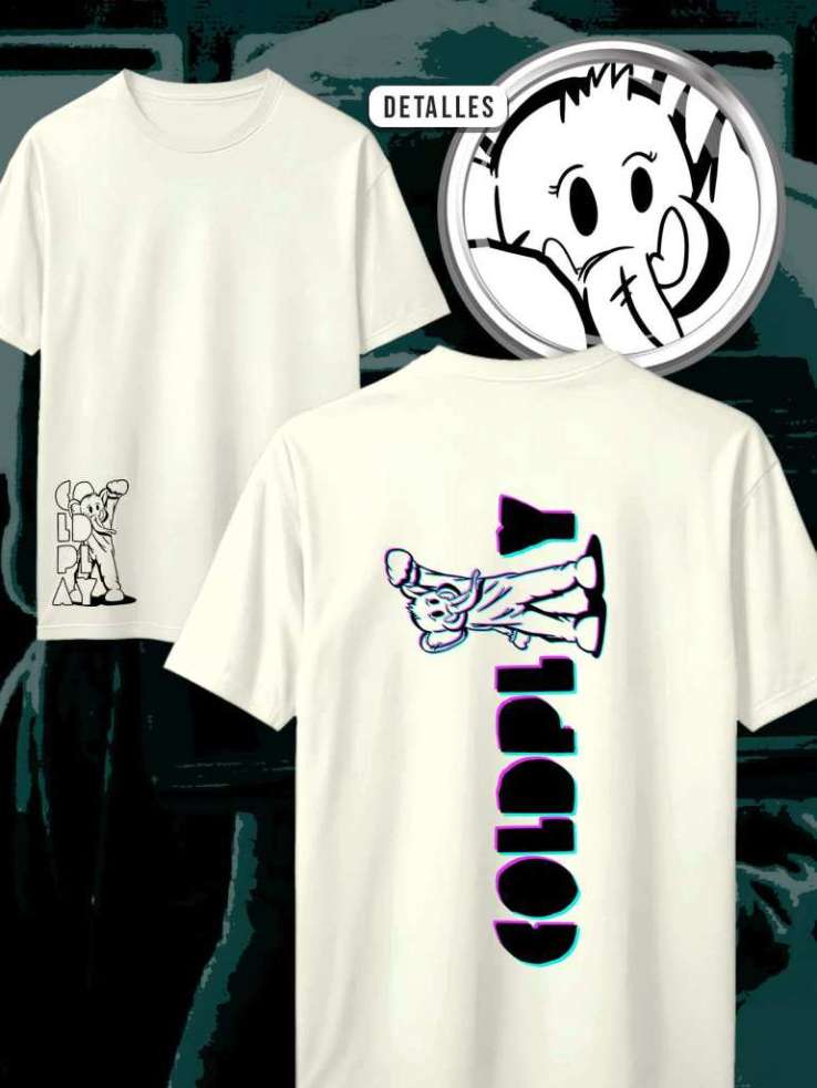Coldplay - Diseño 1, referencia EU-ANIME-889