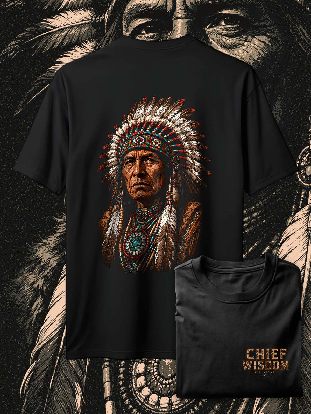 Nativo Americano - Diseño 3 — EU-ANIME-1027