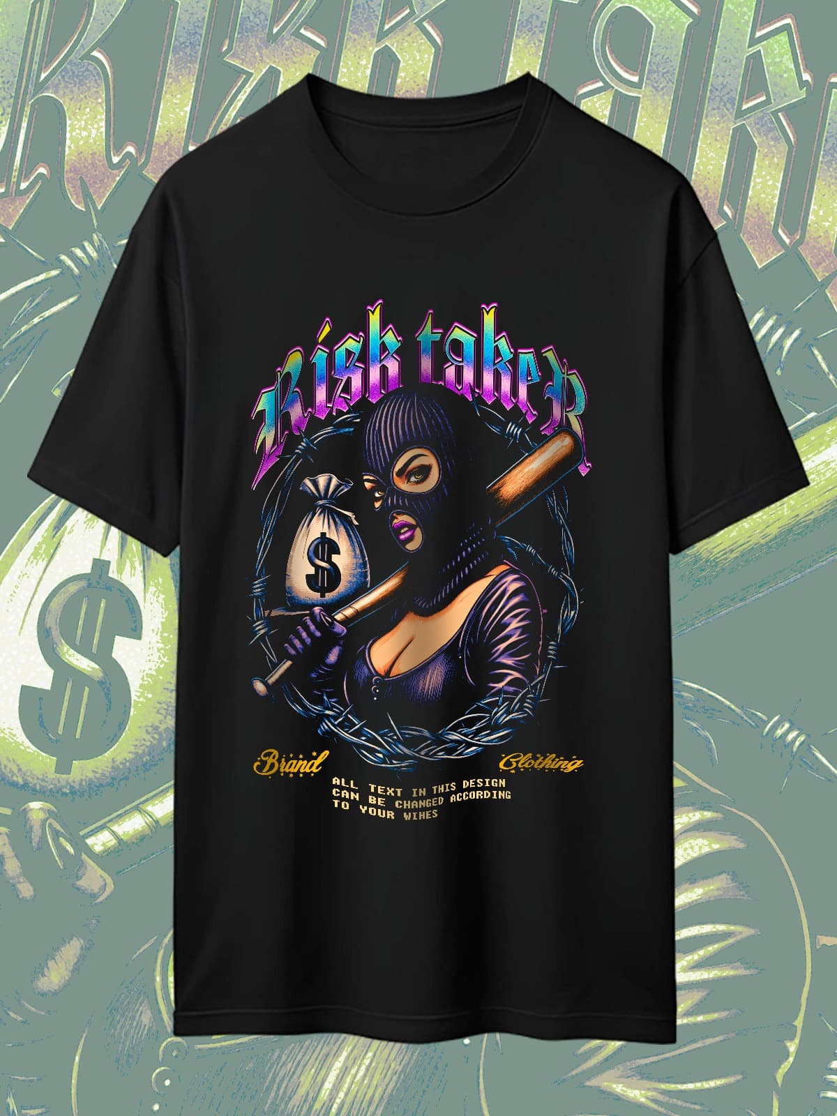 Risk Taker Negra — EU-ANIME-1238