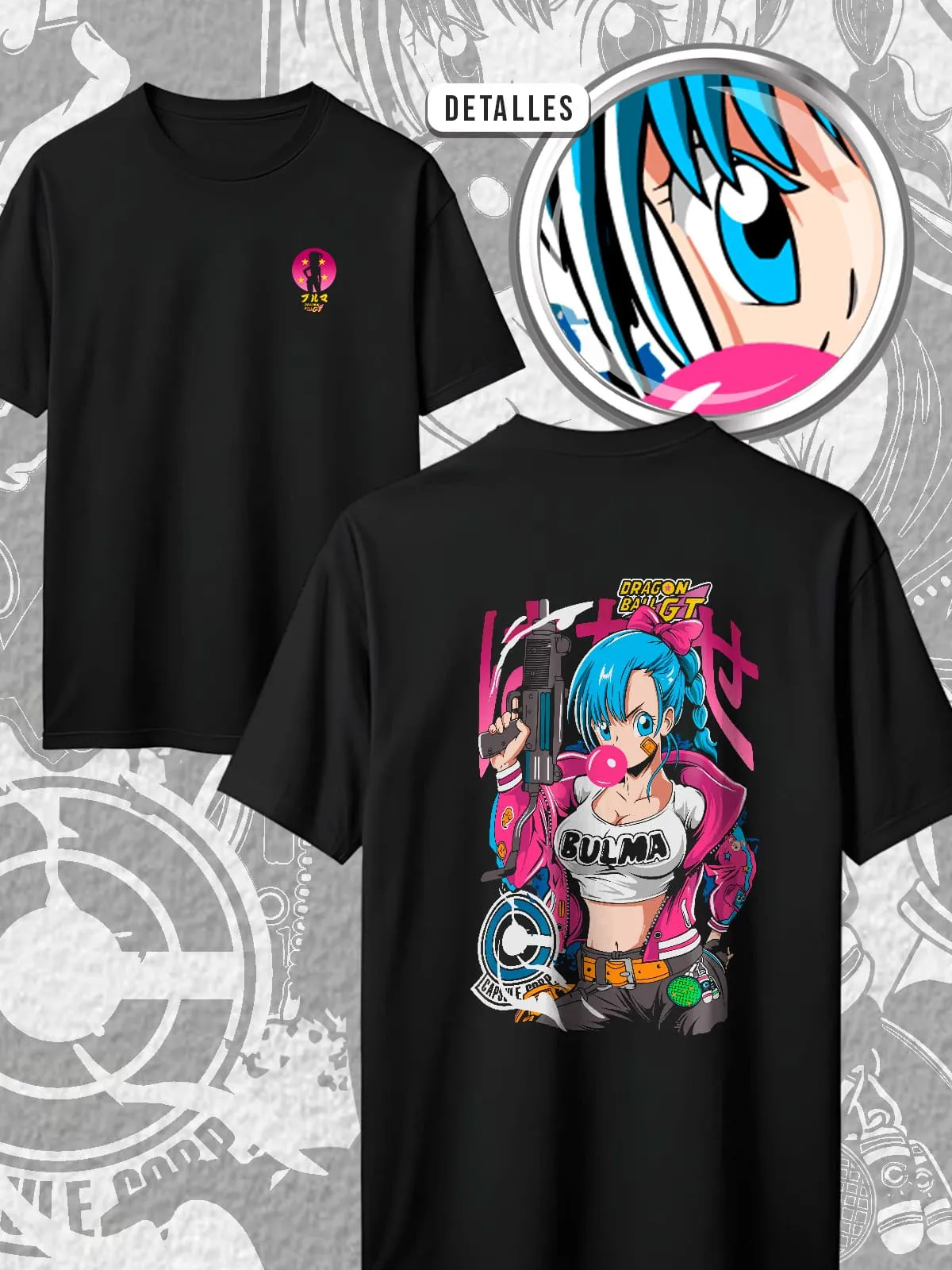 Bulma - Capsule Corp Negra — EU-ANIME-129