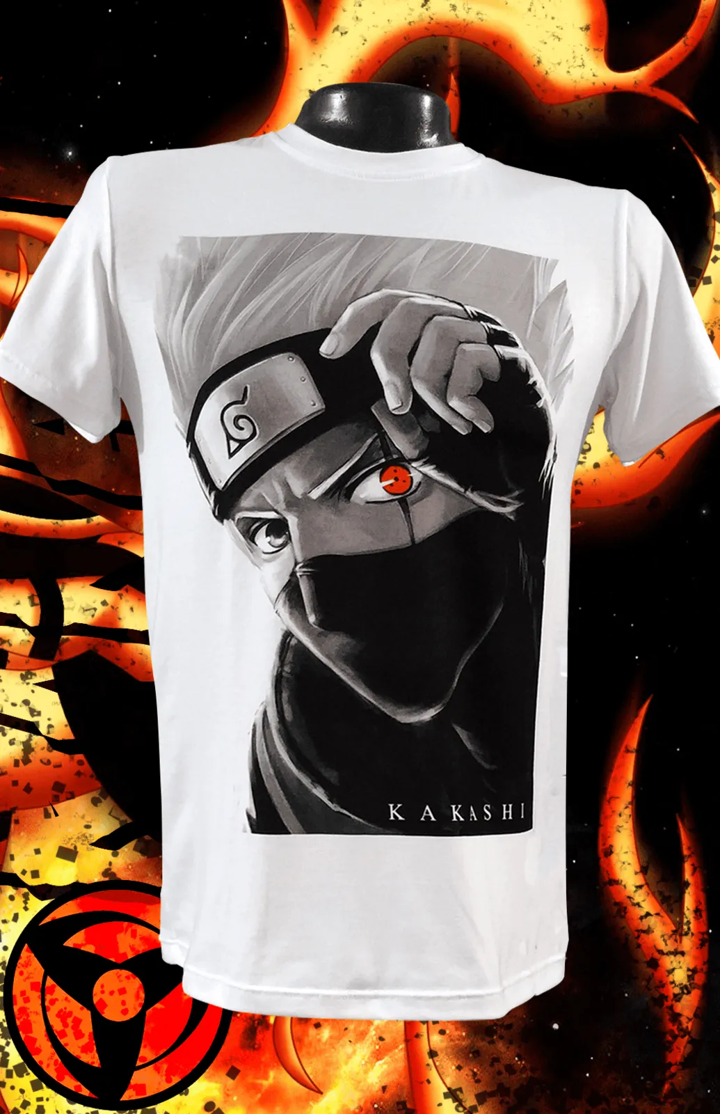 Kakashi - Retrato Blanco — EU-ANIME-130
