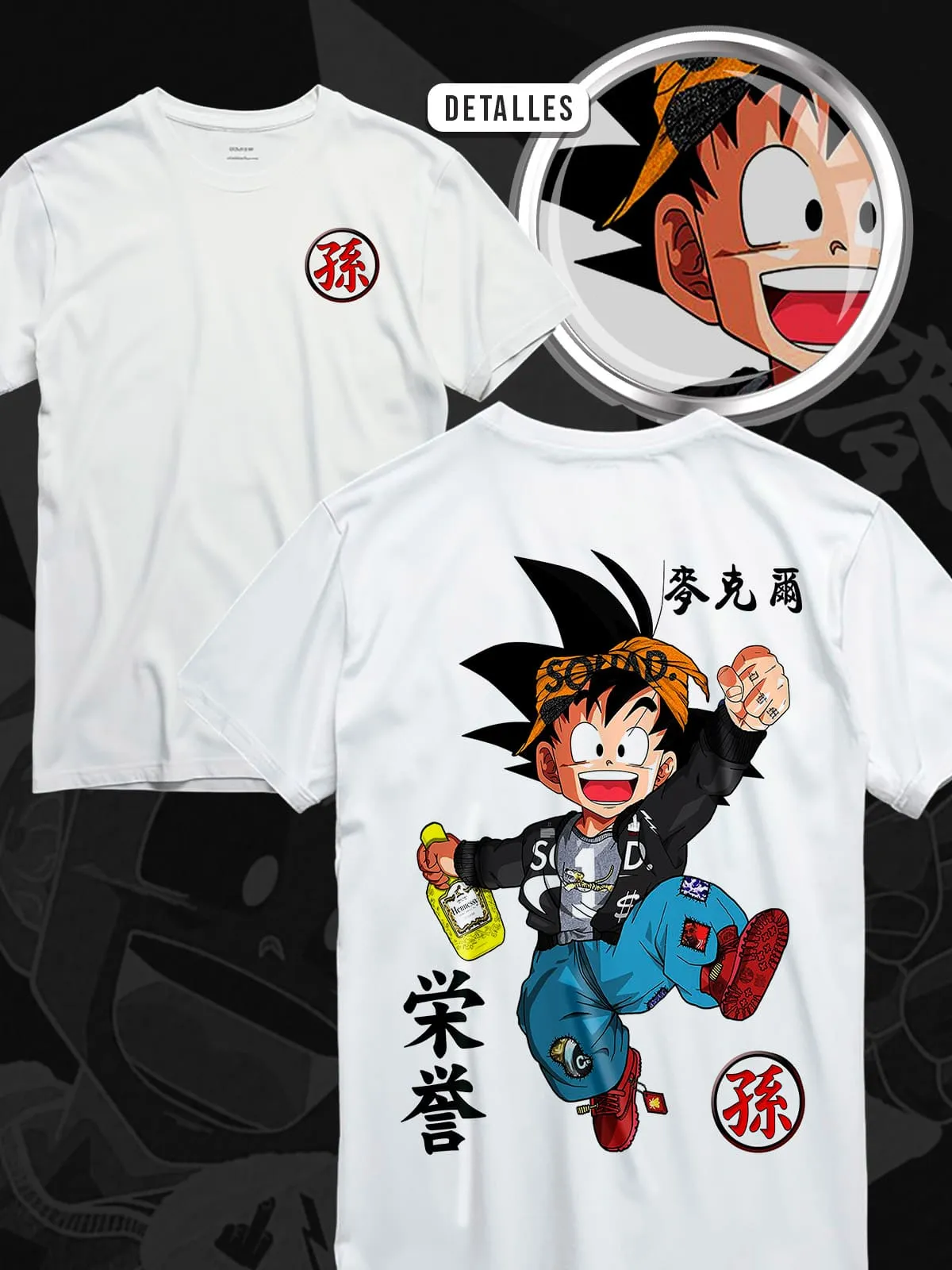 Goku Niño - Blanco — EU-ANIME-159