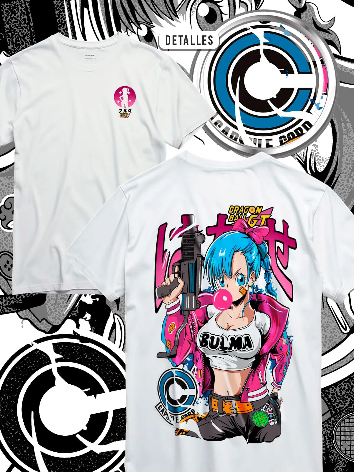 Bulma - Capsule Corp Blanca — EU-ANIME-162