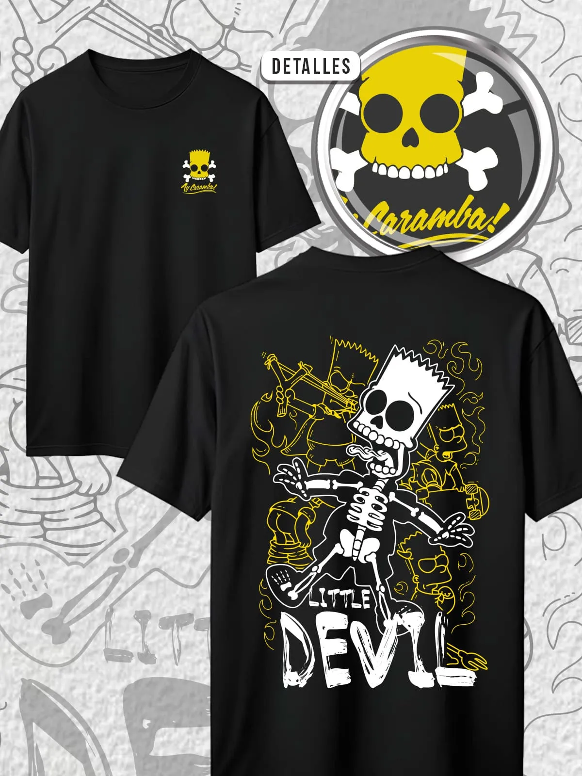 Bart Diablo - Negro — EU-ANIME-161