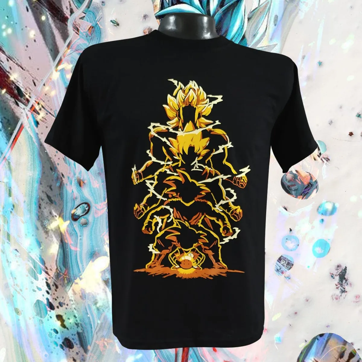 Goku Dorado - Negro — EU-ANIME-201