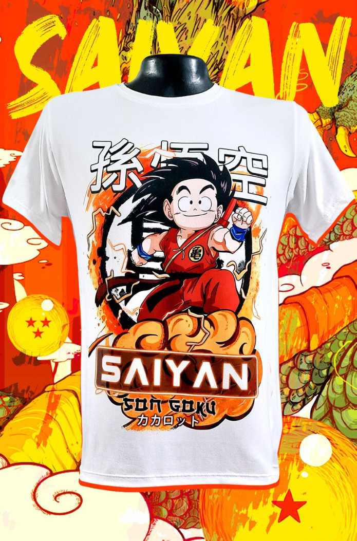 Goku Saiyan Blanca — EU-ANIME-247