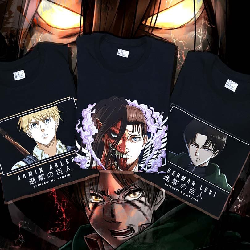 Armin Arlert / Coordenada / Ackerman Levi — EU-ANIME-458