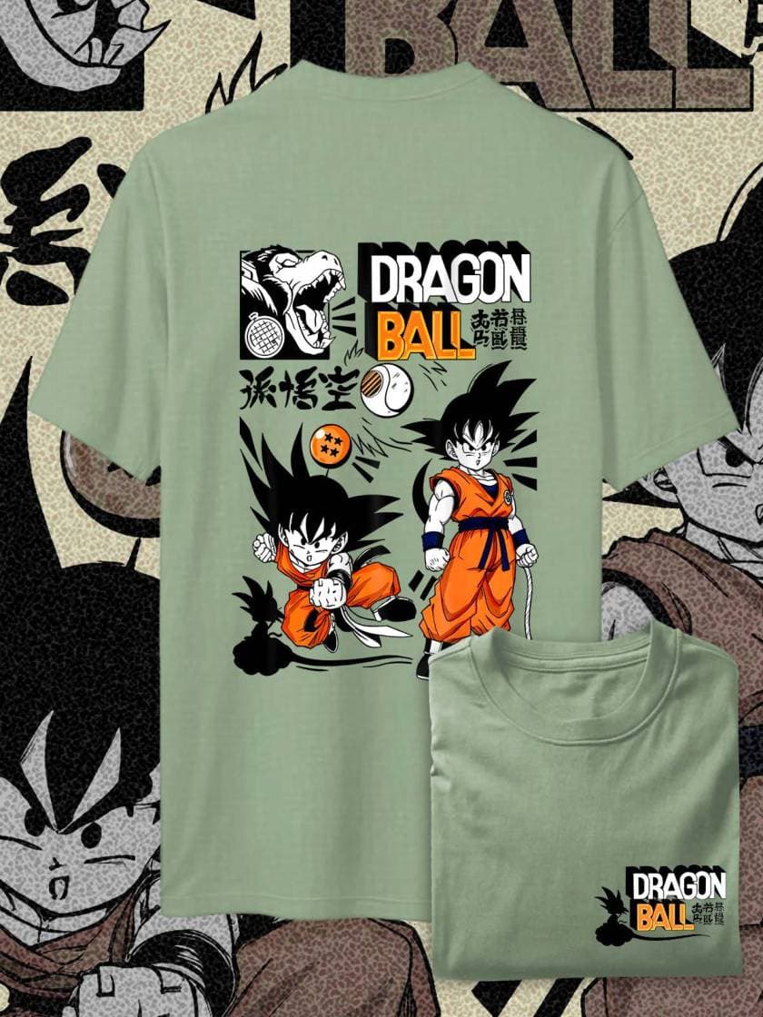Little Goku - Diseño 1 Verde — EU-ANIME-518