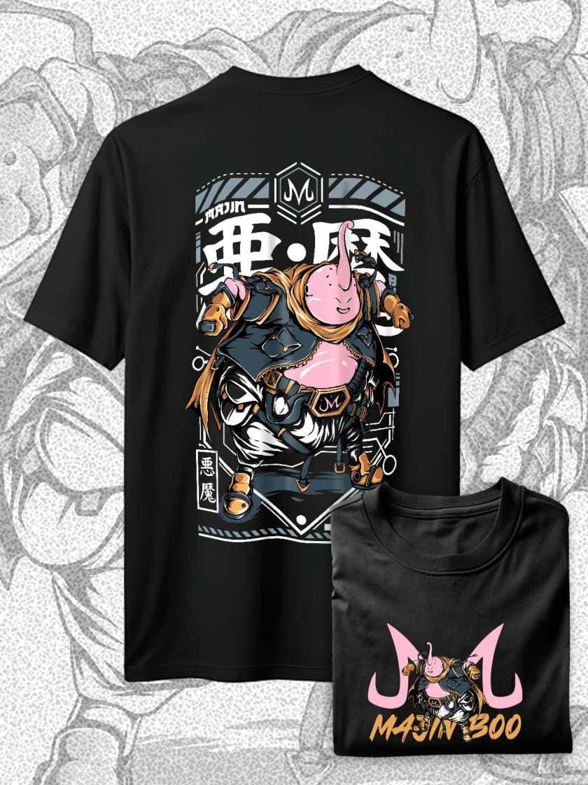 Majin Buu - Diseño 3 Negra — EU-ANIME-559