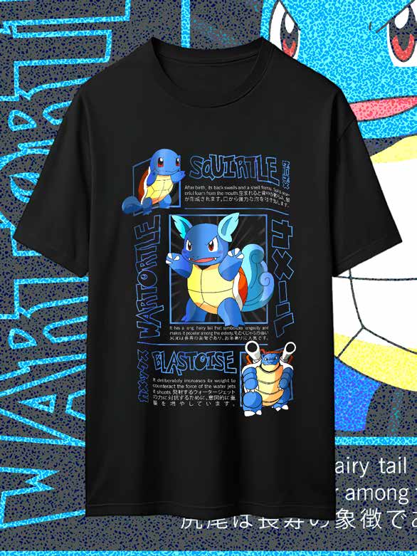 Squirtle Evolutions — EU-ANIME-640
