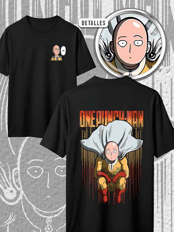 Ok Saitama - Diseño 2 Negra — EU-ANIME-746