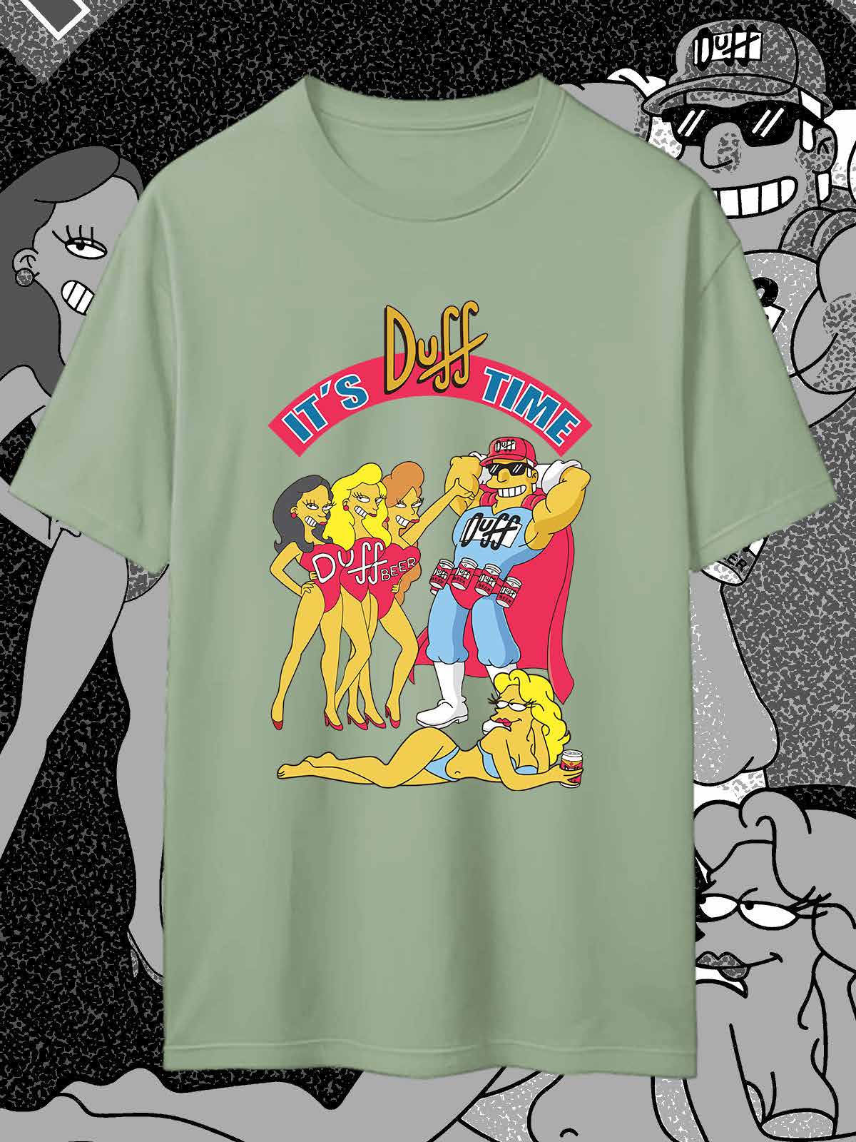 Duff - Diseño 2 Verde — EU-ANIME-856