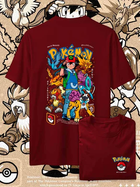 Ash Pokemon - Diseño 1 — EU-ANIME-623