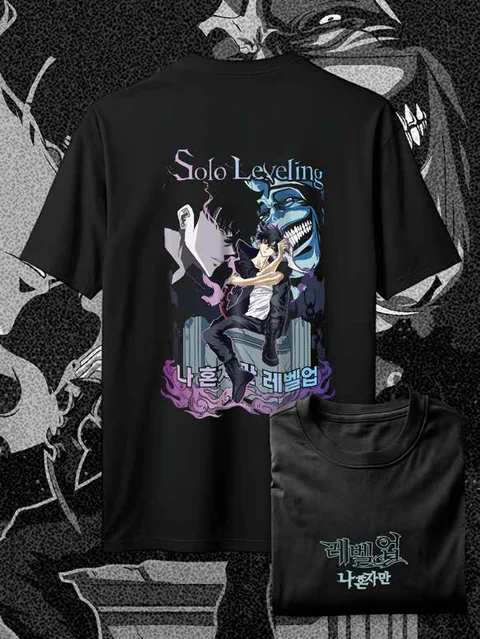 Solo Leveling Personajes Negro — EU-ANIME-724